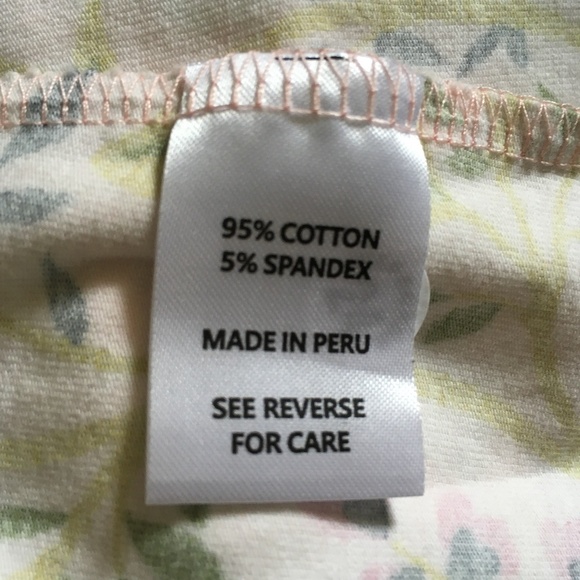 SPARTINA 449 Gabrielle Pima Cotton Multicolor Floral Sleeveless Midi Dress S - Picture 7 of 9